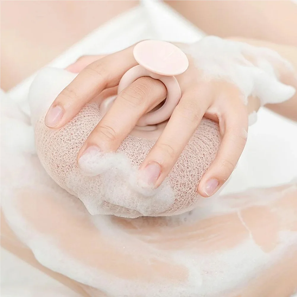 Super Soft Sunflower Suction Cup Bath Ball Foaming Sponge Painless Rubbing Mud Back Massage Bath Brush Skin Body Cleaning