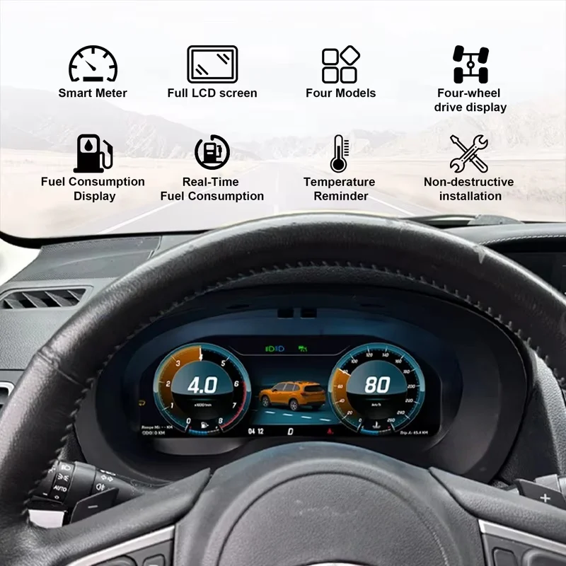 Plug and Play For Subaru Forester Legacy 2013~ 2024 LCD  Digital Performance Display Dashboard DenaliDigital Instrument Cluster