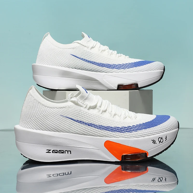 

Кроссовки для бега, специальные марафонские мужские спортивные дышащие легкие женские удобные нескользящие кроссовки для отдыха с карбоновой пластиной