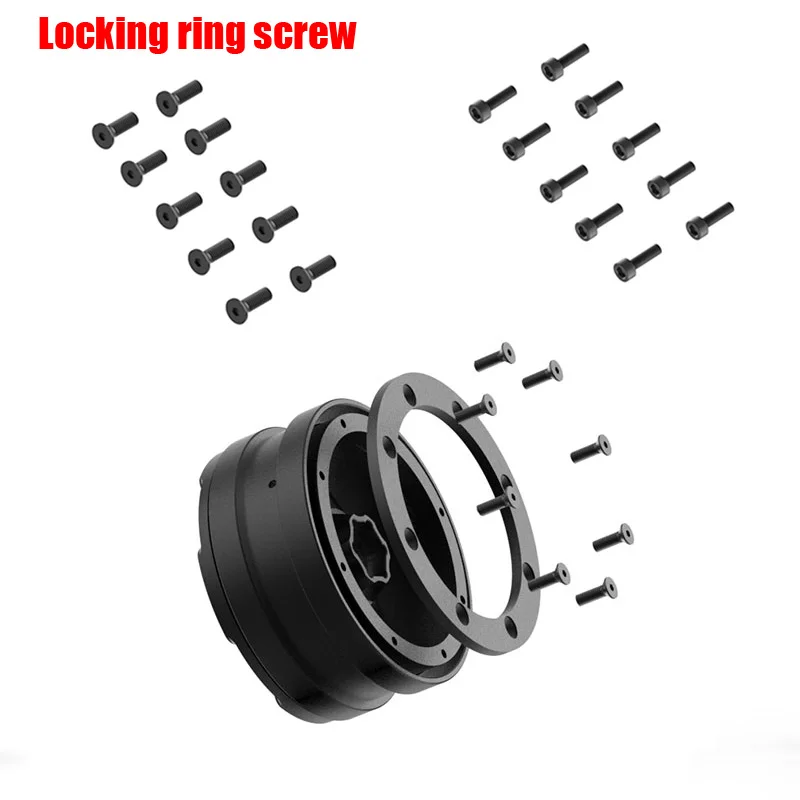 

1.7/1.9/2.2 Inch Metal Wheel Hub Binder Installation Lock Ring Special Screws M2x7 X8 for 1/10 RC Crawler Car Traxxas TRX4 Parts