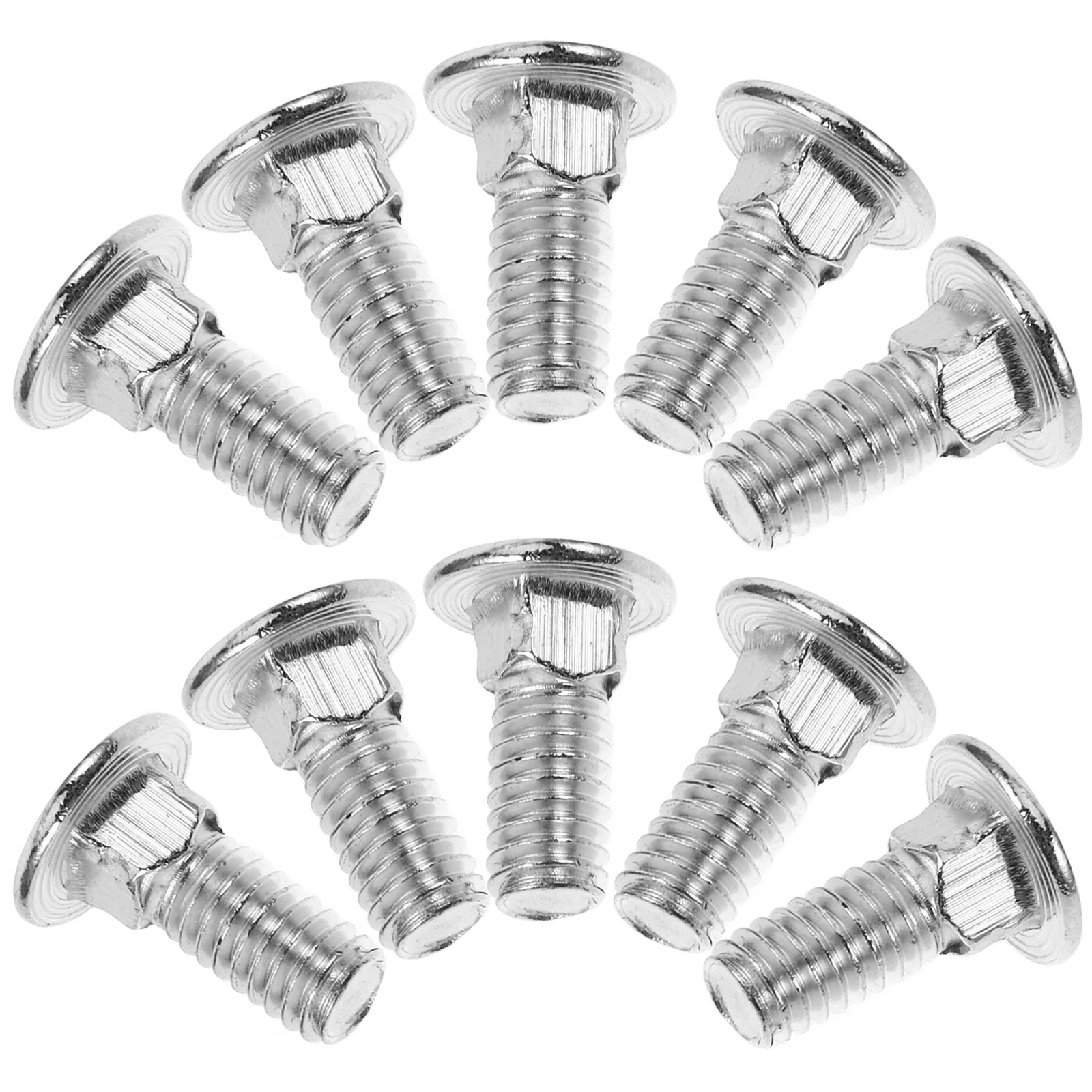 

100pcs Carriage Bolt Assortment Kit Carbon Steel Zinc Plated Round Neck Bolts Flange Nuts Heavy Duty Fasteners For Shelving