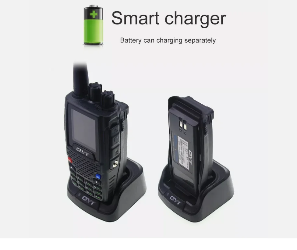 NEUER QYT KT-8R mit 3200-mAh-Akku, Quad-Band-Radio, 5 W, 144/430 MHz, UV-Transceiver