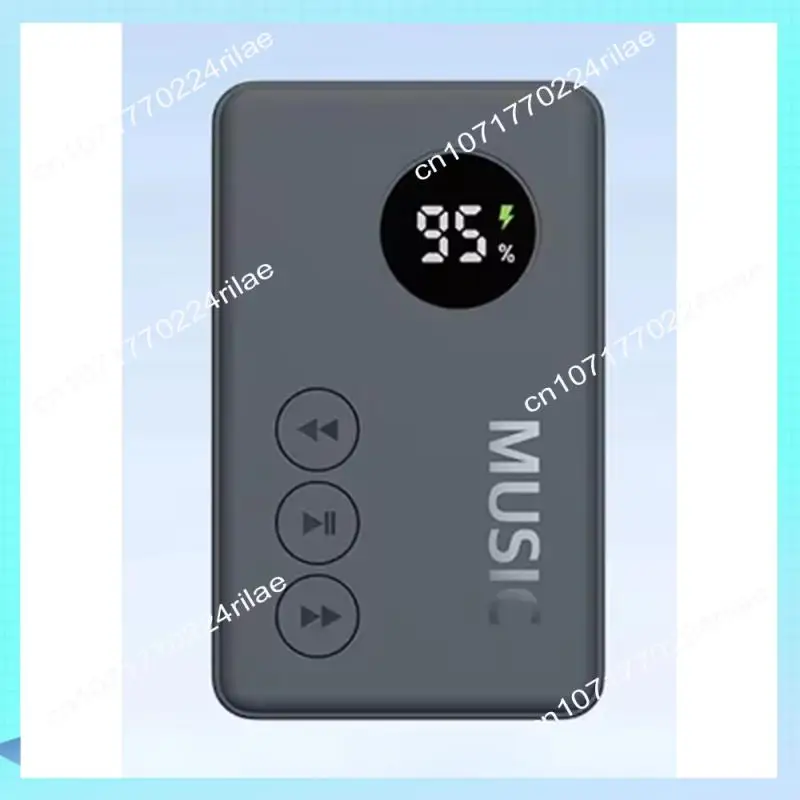 A17Z Car Audio Bluetooth 5.3 Adapter, 2-In-1 Transmitter Receiver With LED Display, Wireless Aux Connection