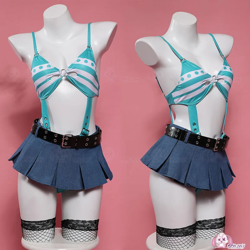 

Nami Cosplay Anime Costume Summer Bikini Swimsuit Swimwear Swimming Game Suit Women Party Dress S-XL New
