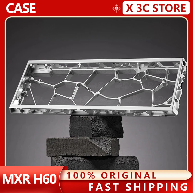 

MXR H60 полый корпус механической клавиатуры из алюминиевого сплава, индивидуальный чехол для игровой клавиатуры для Wooting60 Mad60 Win60 GH60 ПК в подарок