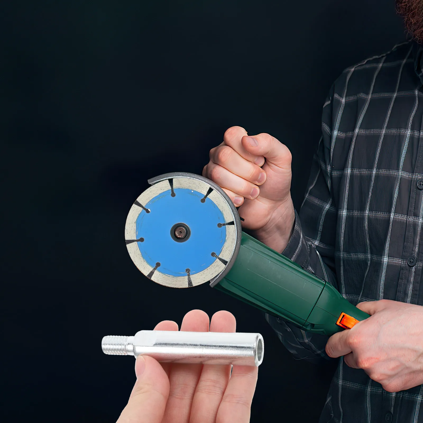 

Набор из 6 удлинителей для угловых шлифовальных машин: стальные соединительные стержни-адаптеры для полировки, шлифовки и резки, аксессуары для электроинструментов