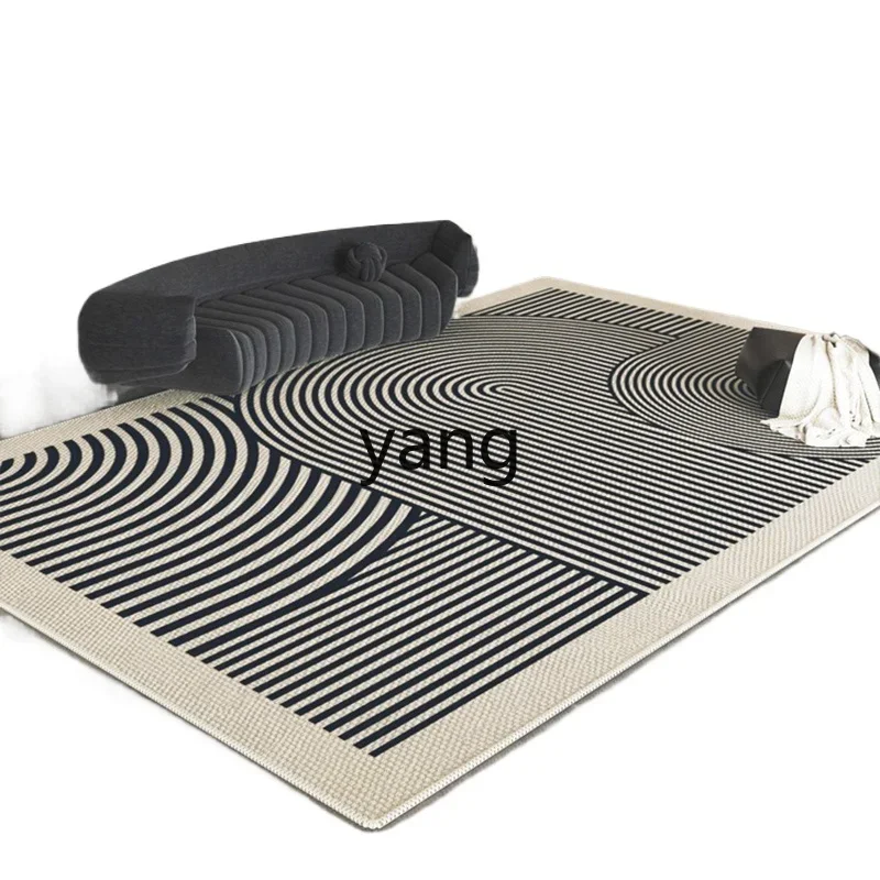 ZL simple living room bedroom wabi wind sofa coffee table blanket premium light luxury room floor mat