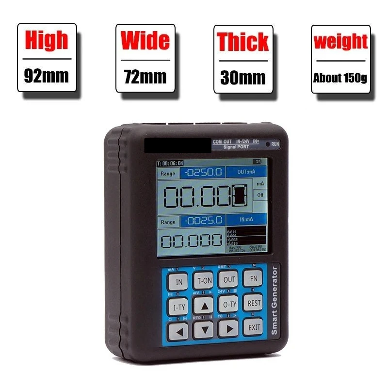 MR9270CP Process Signal Generator 4‑20mA Analog Source PWM Pulse Current Voltage Calibrator Industrial Debug Tester