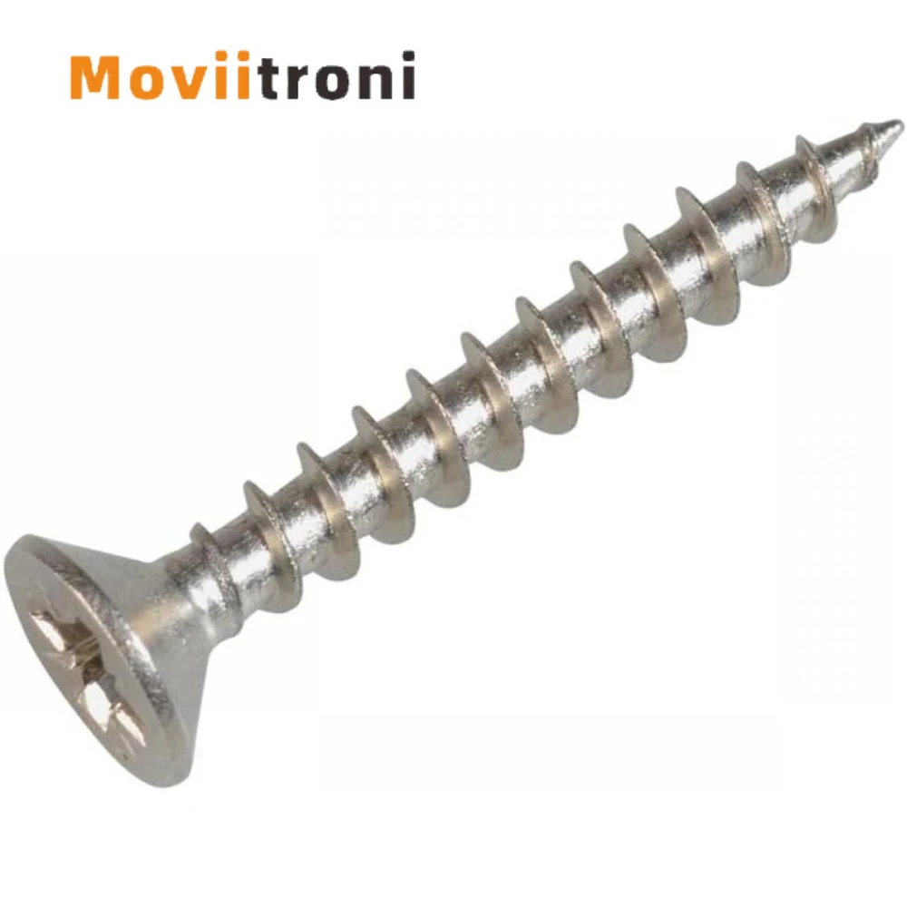 200pcs M3.5 Multi-purpose Single Thread Screws 25mm A2 Stainless Steel Screws