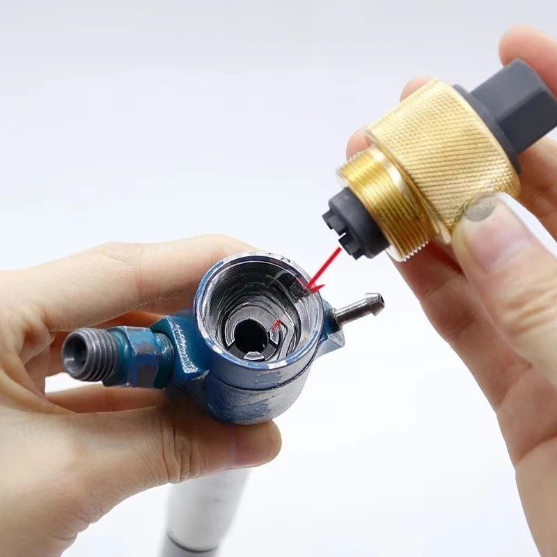 

Piezoelectric Diesel Engine Injector Tension Screw Disassembly and Assembly Wrench Tool Lock Nut