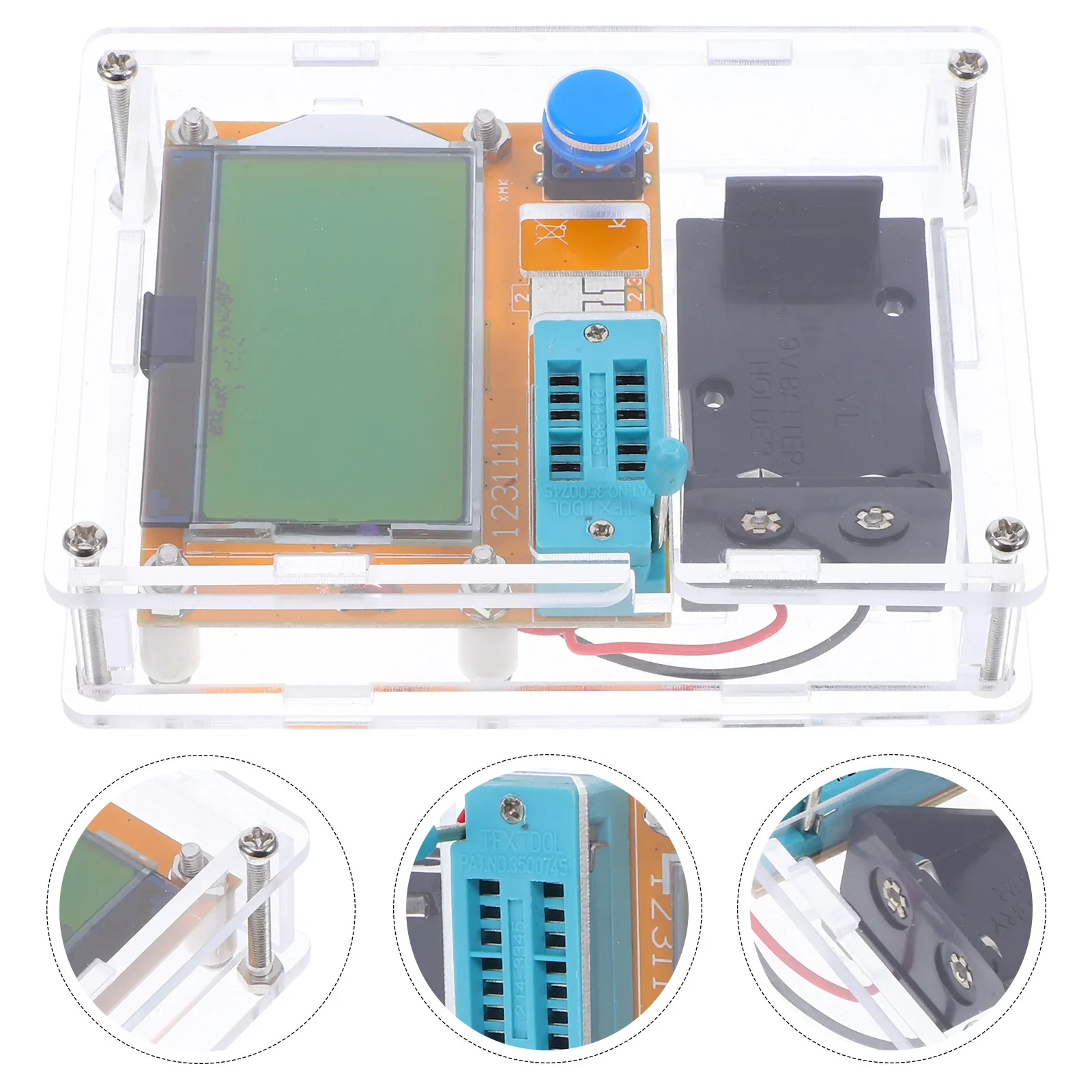 Graphical Transistor Tester with LCD Display for Capacitor, Inductor, Resistor, Diode, Triode – High Precision
