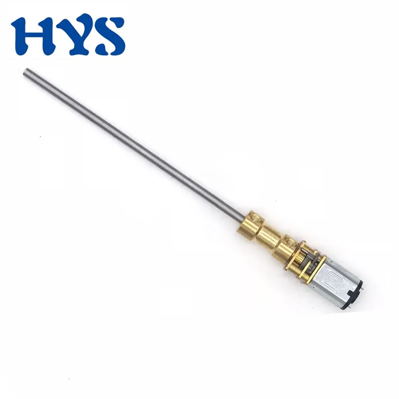 N20 Gear Motor Extension Shaft Length 110MM Electric DC 3V 6V 12V Reduction Speed 15/30/50/100/300/500/1000rpm Metal Gearmotor