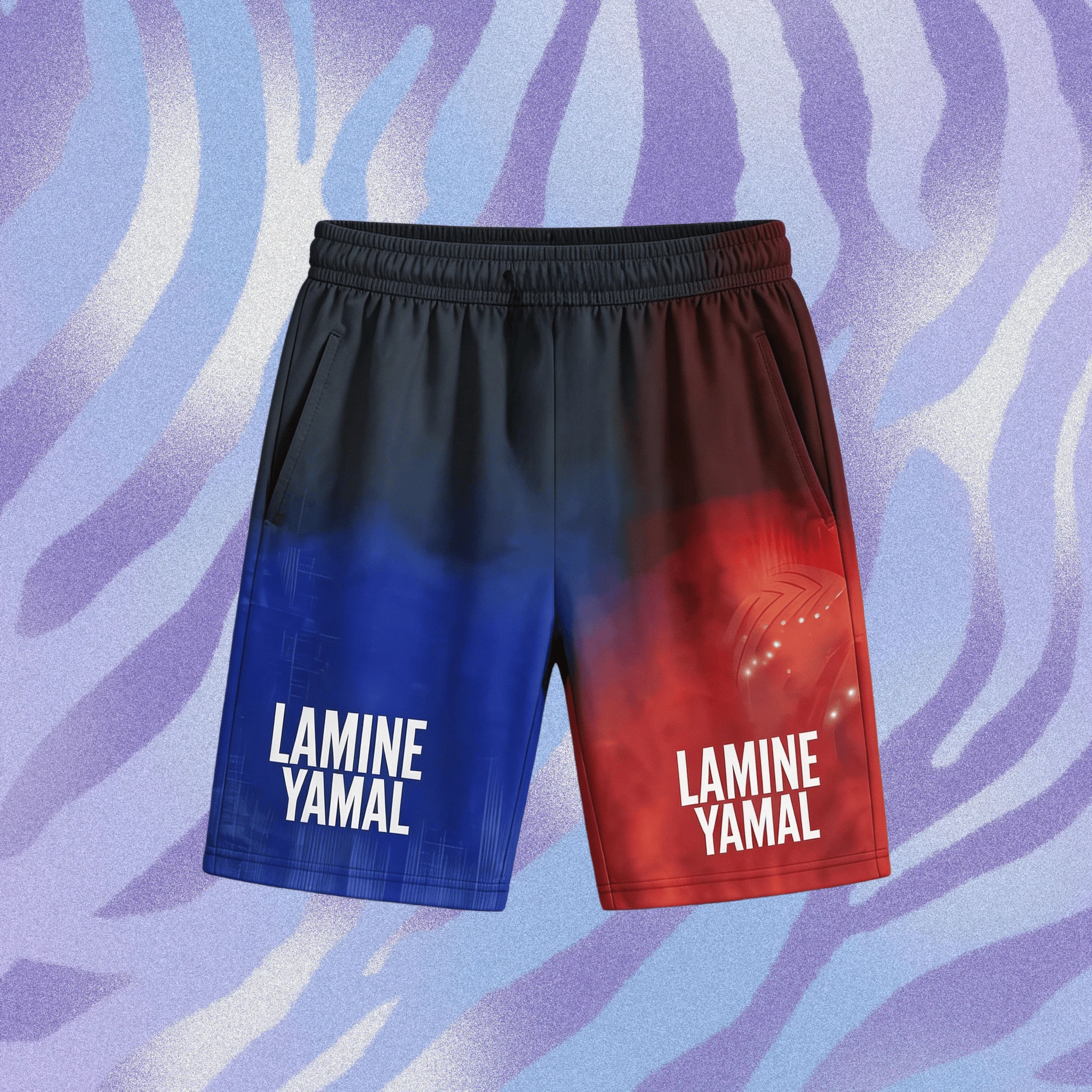 Adult and Children Yamal Shorts 3D Printed Beach Shorts Football Star Quick-Dry Casual Sports Shorts image 2