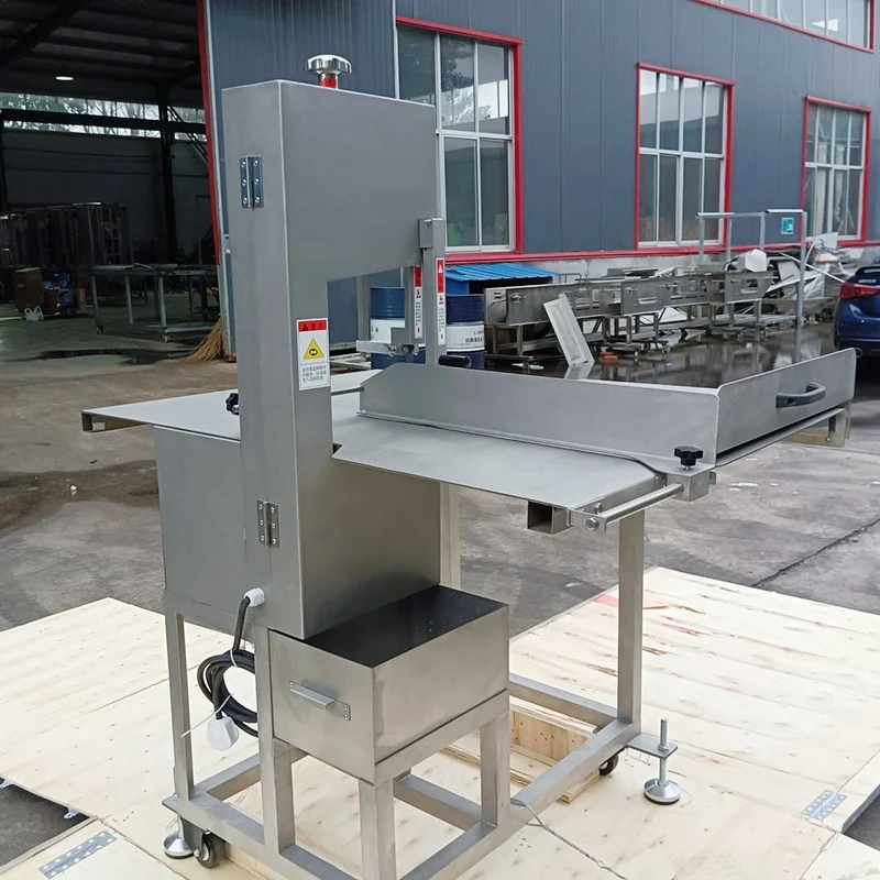 High Quality Electric Meat Bone Cutting Saw Machine Automatic Meat and Bone Cut Butcher Band Saw Machine