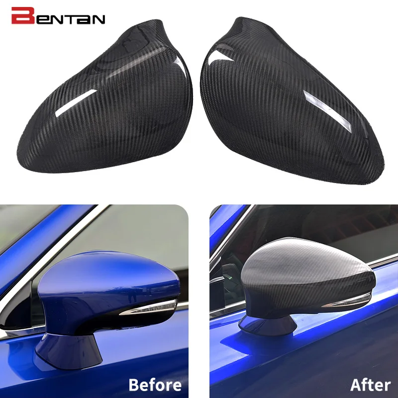 Dry carbon fiber automotive side mirror cover for Lexus GS IS 2013-2019