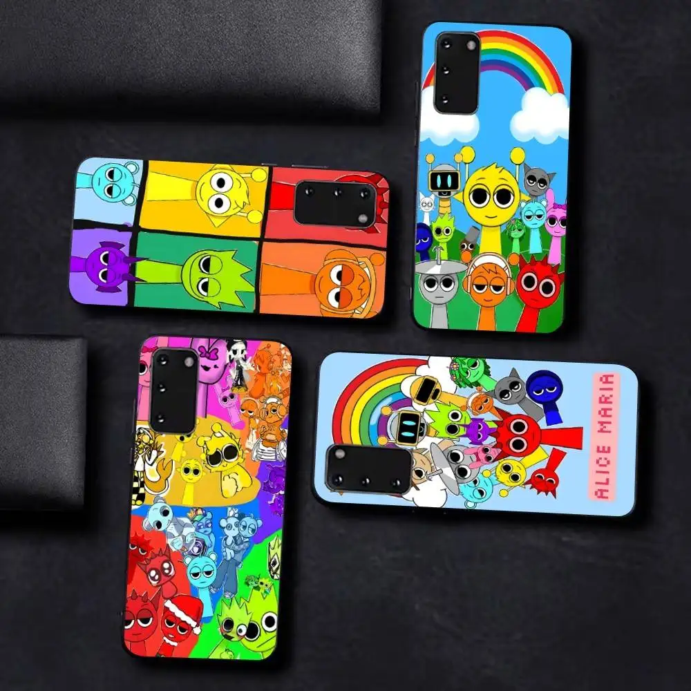 Game Sprunki Phone Case For Samsung S 24 fe 25 Ultra plus 20 lite 21 30 22 23 24 22 Ultra 5G Fundas view 4