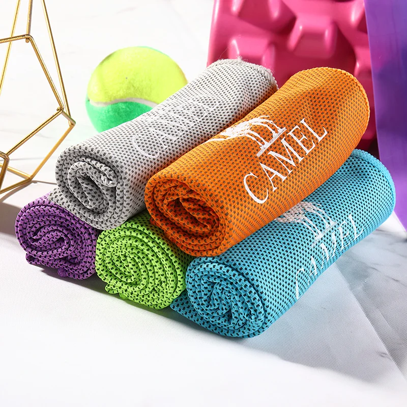 GOLDEN CAMEL Sport Ice Towels Fast Dry Sweat-absorb Cold Towel Swimming Fitness Yoga Gym Running Wipe Sweat Absorbent Towels