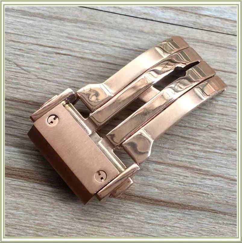 Double Push Deployant Clasp 316 Stainless Steel Material Suitable For Hublot Fusion Classic Big Bang Kingship Series Deployant C