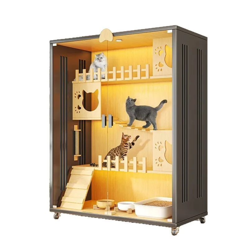 villa-pour-chat-multi-niveaux-structure-d'escalade-pour-chat-maison-interieure-surdimensionnee-maison-de-luxe