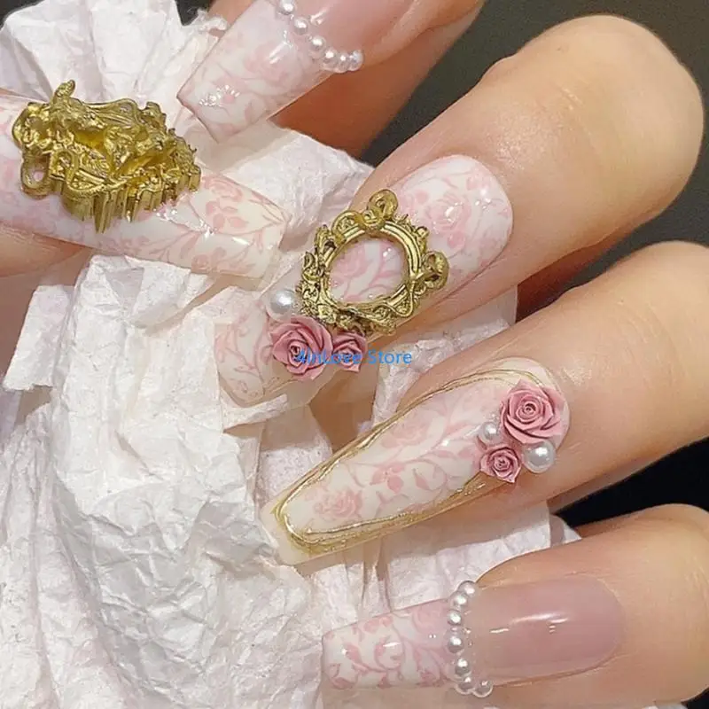 قالب سيليكون احترافي T4MD لفن الأظافر تصميم إطار ميدوسا قابل لإعادة الاستخدام أداة صياغة ذاتية الصنع إكسسوارات مجوهرات