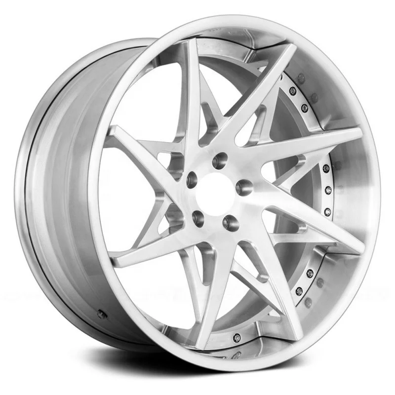 High Strength 18 19 20 21 22Inch 5x114.3 5x112 5x127 5x130 Electroplating 2-Piece Forged Wheels Passenger Car Wheel Rim for Benz