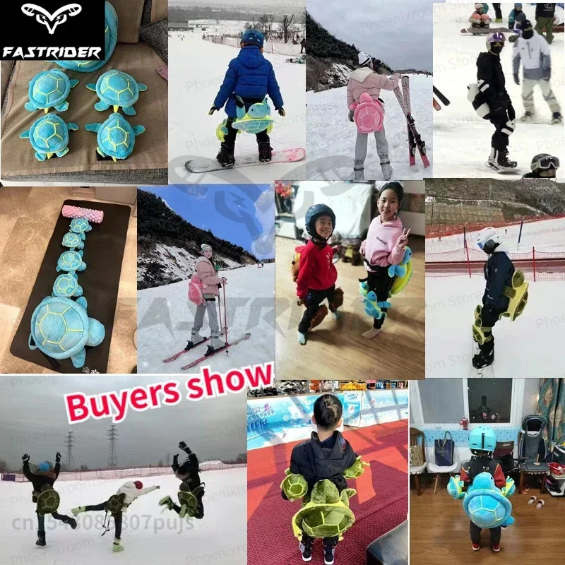 Adult Kids Butt Pad for Skiing Soft Hip Pad Snowboard Knee Pads Soft Turtle Hip Protection Skiing Protector Pads Ski Accessory