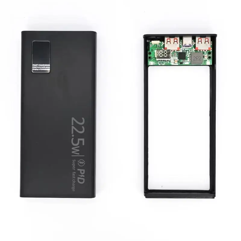 Large Capacity DIY Power Bank Case PD225W 1260110 Battery Storage Box Quick Charge Solution for Businessmen