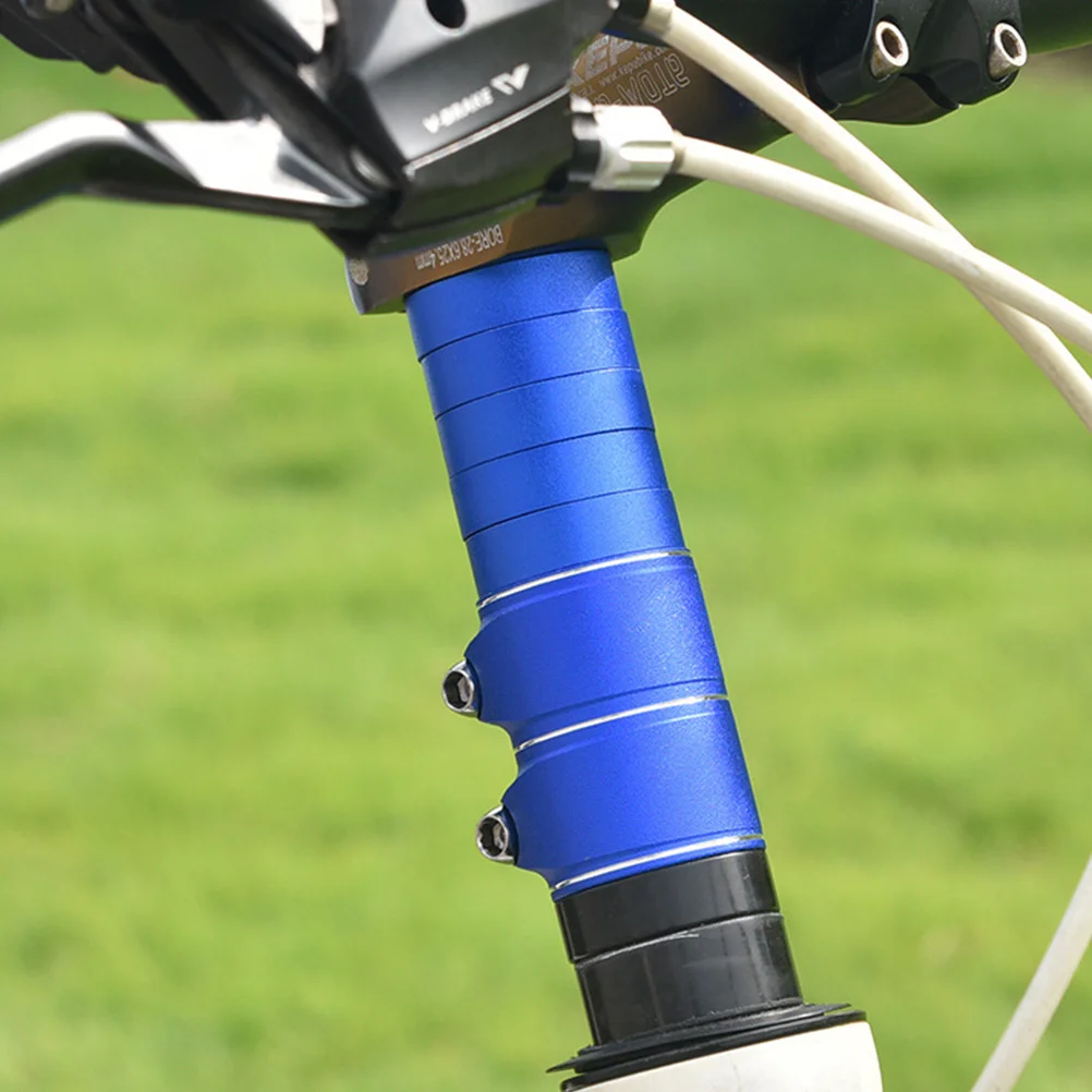 

Bike Stem Extender 30Mm Aluminum Alloy Adjustable Handlebar Stem Raiser for Outdoor Adventure Stable Screw Fixation