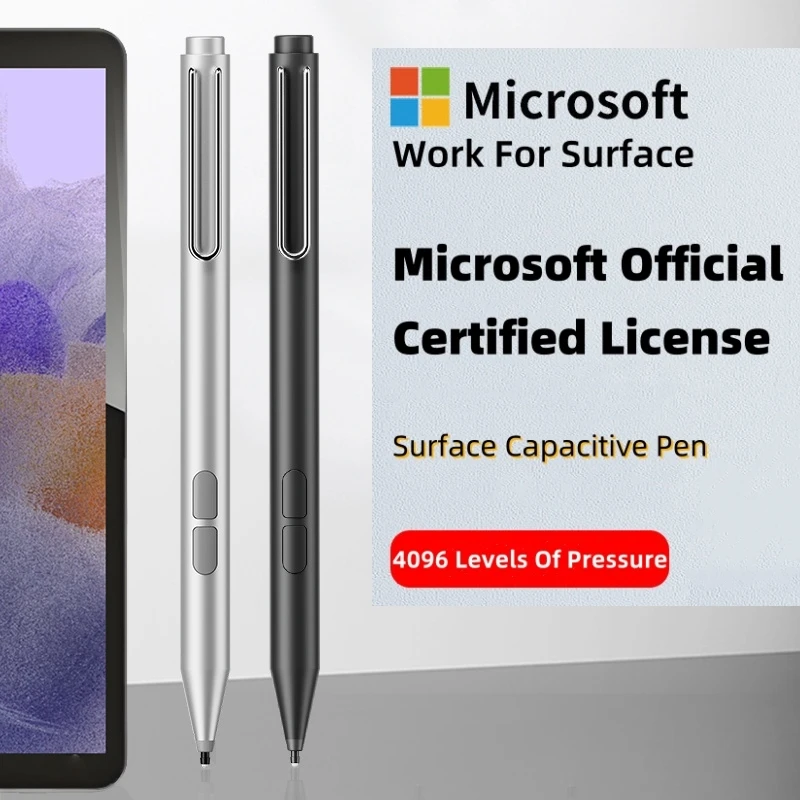 

Touch Stylus Pen for Microsoft Surface 4096 Pressure Sensitivity Palm Rejection Compatible with New Surface Pro 9 & Pro 8/Laptop