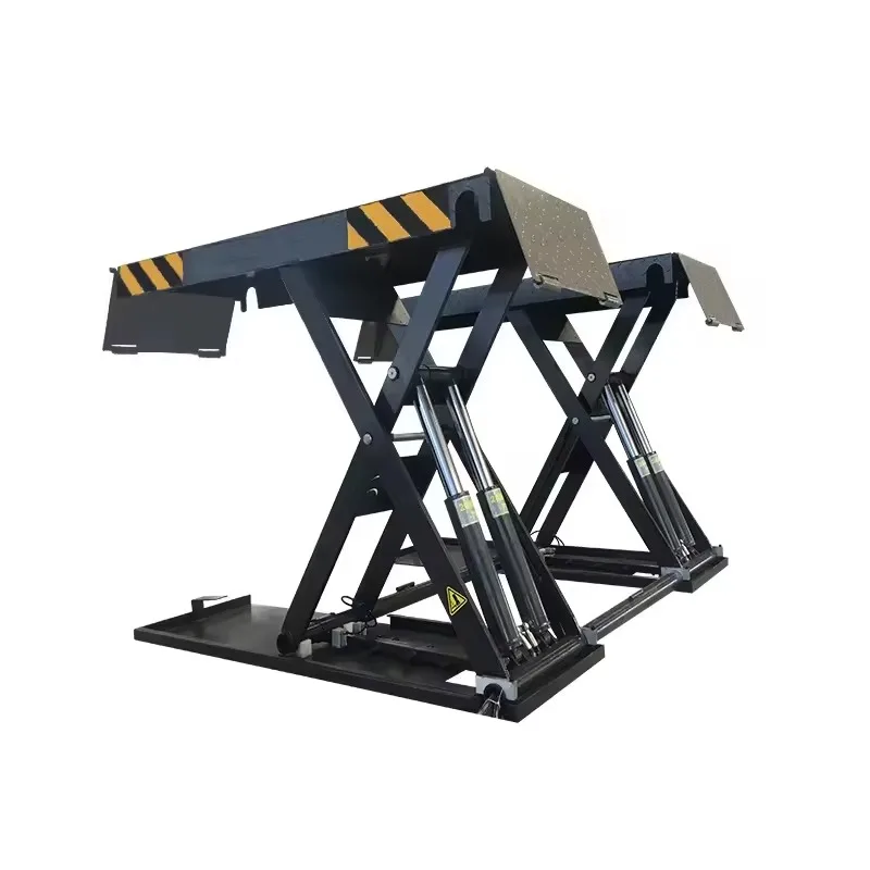 Factory Price Outdoor 4000kg Mid Rise Auto Hoist Shop Hydraulic Car Lifts Car Scissor Lift