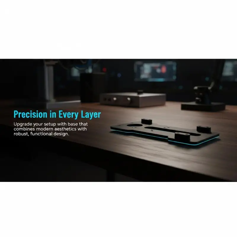 

3D Printed Mounting Base For CaddxFPV GM3 Gimbal Antenna Bracket Secure Fit For FPV RC Drone Camera DIY Setup