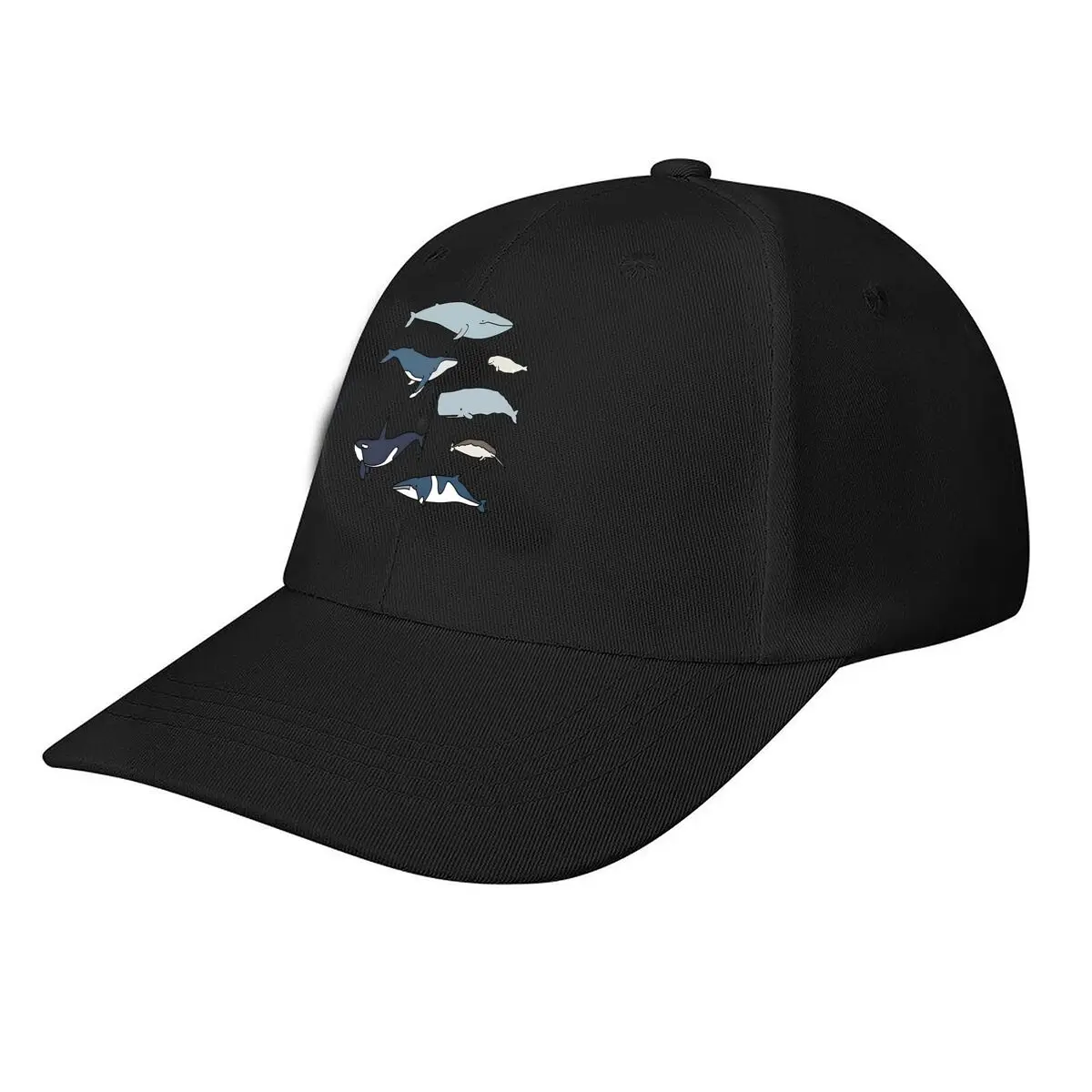 Cute Whale Marine Animal Pattern Baseball Cap Fashion Men Sunhat Women's Outdoor Sports
