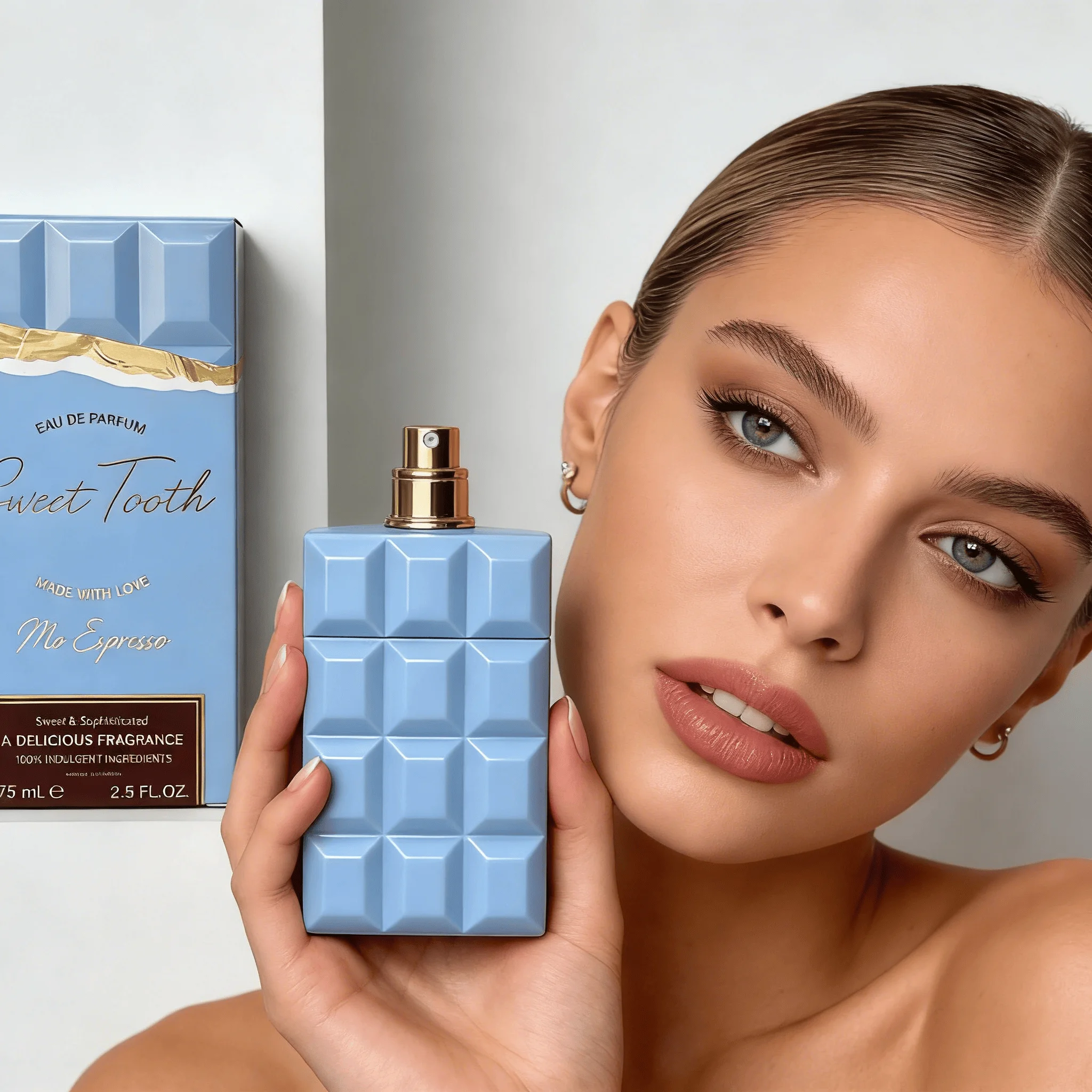 

High Quality 75ml Caramel Sweet blue Perfume for Men Inspired Type Long Lasting Eau de Parfum Fragrance Oil 0 sold