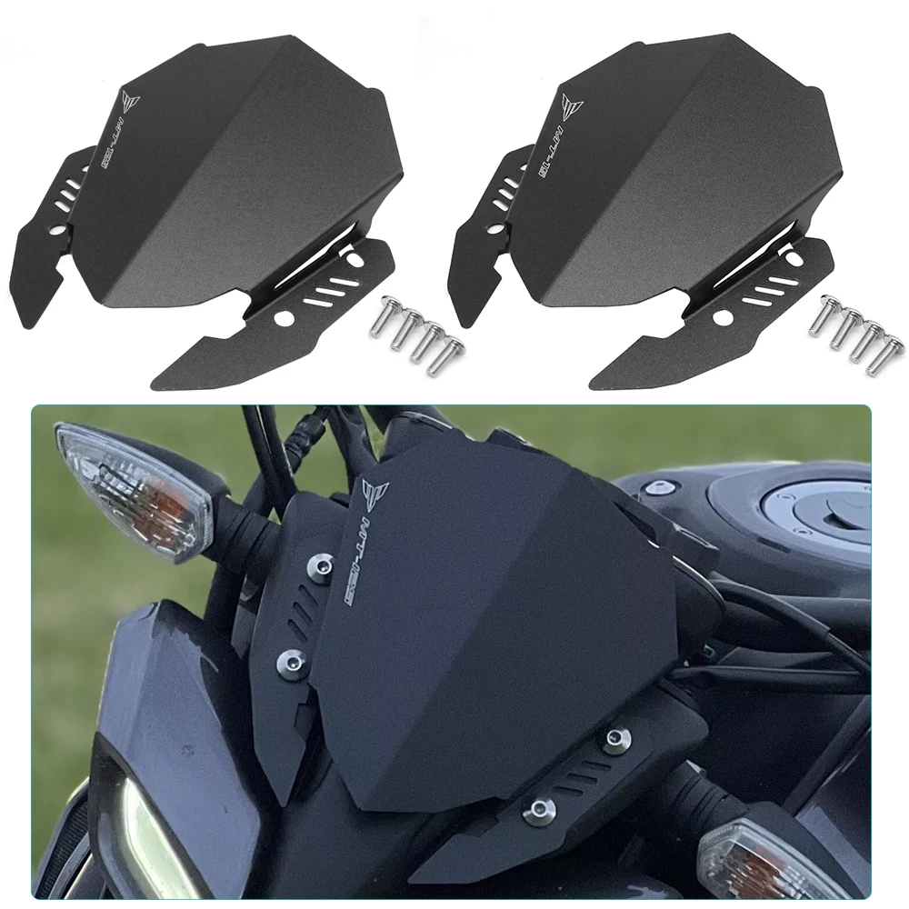 MT-15 Accessories Motorcycle Windshield Windscreen For Yamaha MT15 MT125 MT-125 MT25 MT-25 Wind Shield Screen Deflector Aluminum