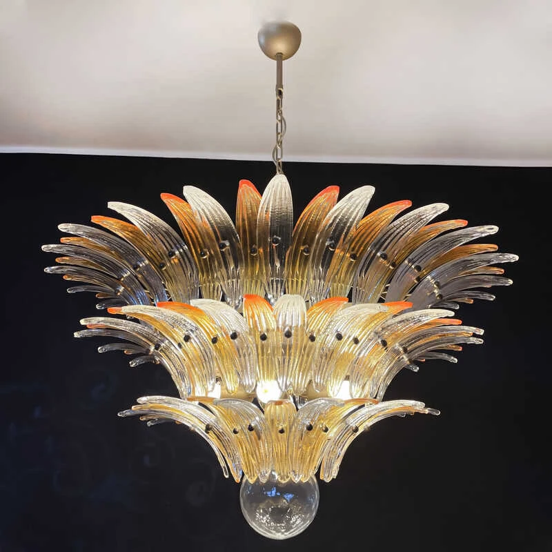 

Modern French Vintage Glass Living Room Chandelier Designer Bedroom Mid-Century Style Duplex-Style Dining RoomLarge Villa Lights