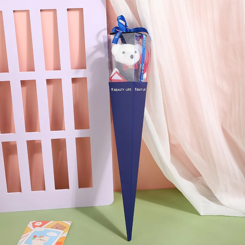 

New Lovely Bear Graduation Bouquet Cartoon Stunning Bear Toy Animal Gift Bouquet Decoration Valentine'S Day