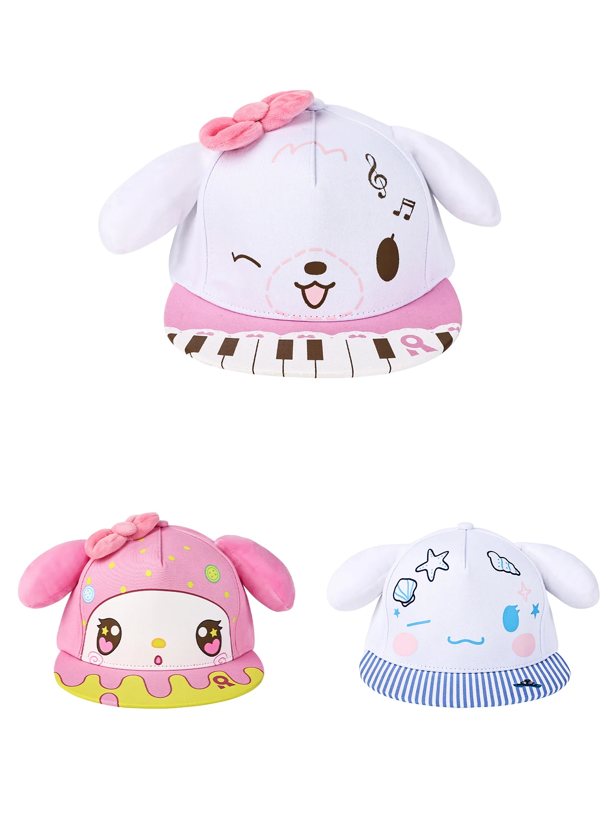 adorable-rgken-original-dessert-rabbit-baseball-cap-flat-brim-duckbill-hat-piano-bow-tie-cotton-warm-winter-casual-hat-for-women