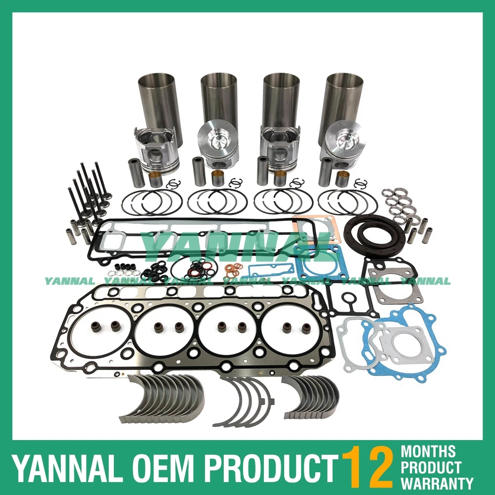 

4TNE106D 4TNE106D-TB Overhaul Rebuild Kit for GEHL Skid Steer 7600 SL7600