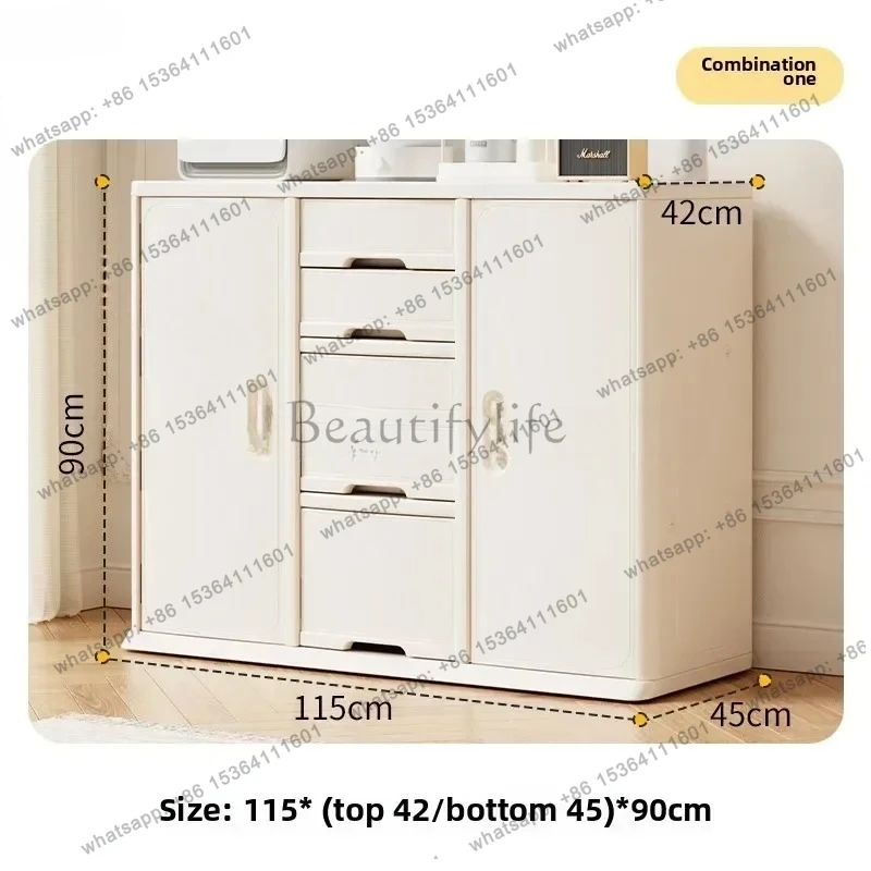 Storage Cabinet  Shelf Wardrobe Toy Classification Function Storage Locker