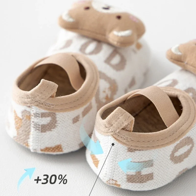 Summer Baby Shoes and Socks Newborn Floor Shoes Front Shoes Toddler Shoes Baby Soft-soled Non-slip Shoes Cartoon Straps