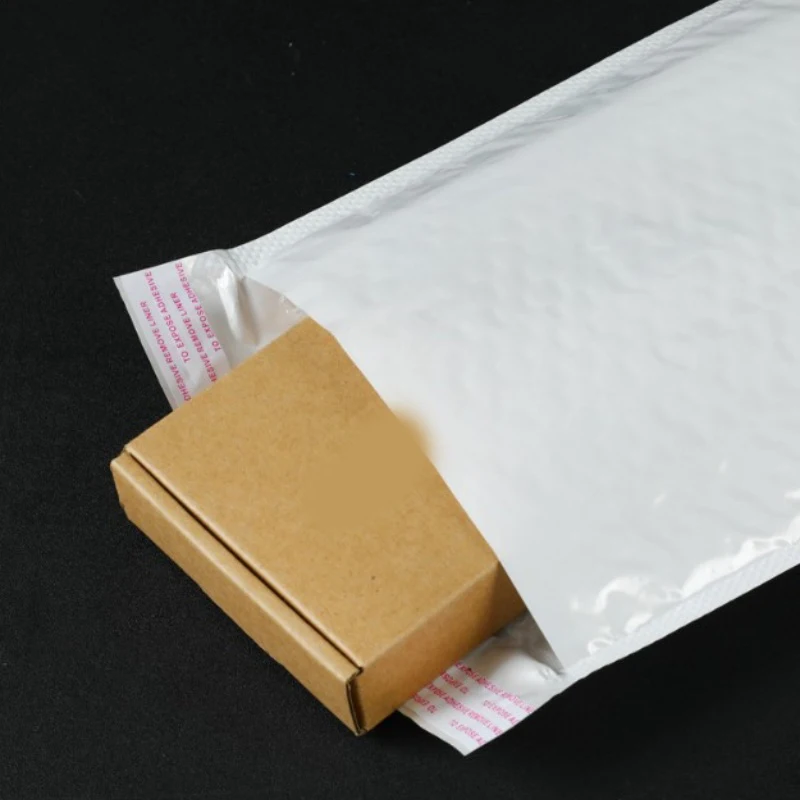 50pcs White Bubble Envelopes Thicken Waterproof  Shockproof Bubble Mailers Shipping Envelope Bags Self Seal Packing Bag