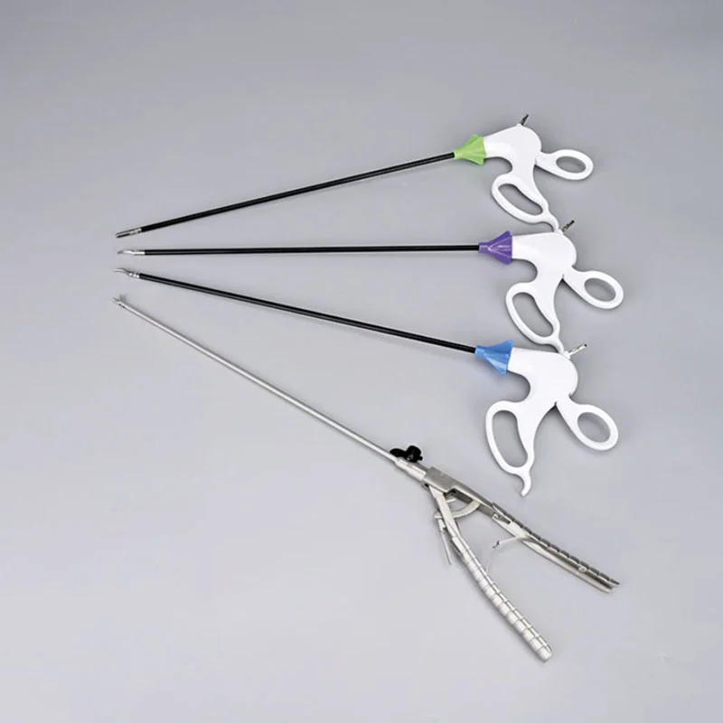 

Laparoscopic Training Instruments For Practice Laparoscopy Simulation Trainer Grasper/Dissector/Curved Scissors/Needle Holder