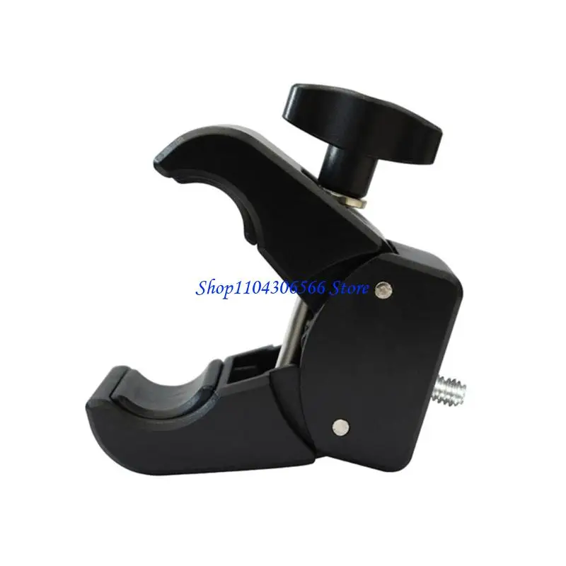 02DD Multipurpose Super Crabbing Clamp with 1/4Inch Thread Thumb Screw Adapter Pipe