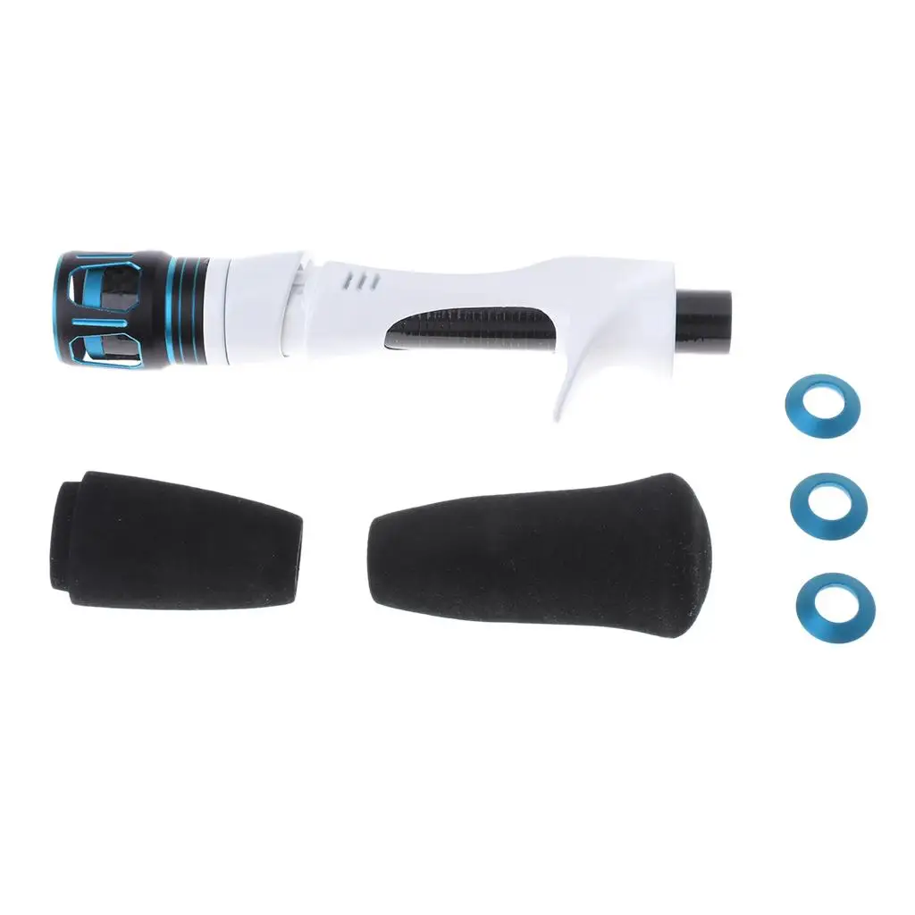 

Fishing Rod Accessory Grip and Reel Seat Handle Kit Anti-skid EVA Carbon Tube for Spinning Rod Repair Parts