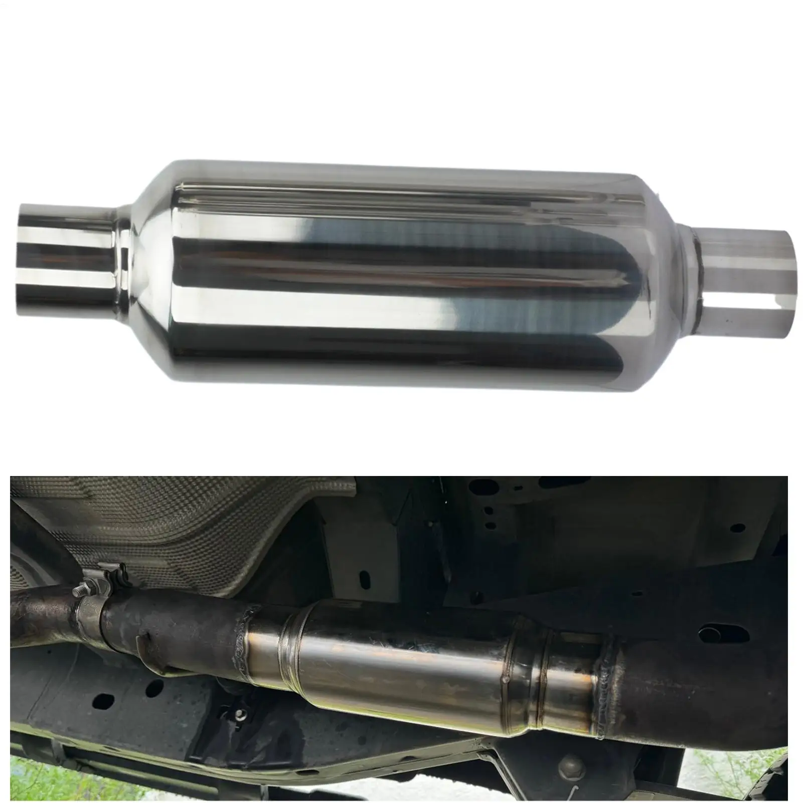 

Car Muffler Car Exhaust System Muffler Pipe Automotive Replacement Parts for Reduce Engine Noise Racing Quiet Driving Pipes