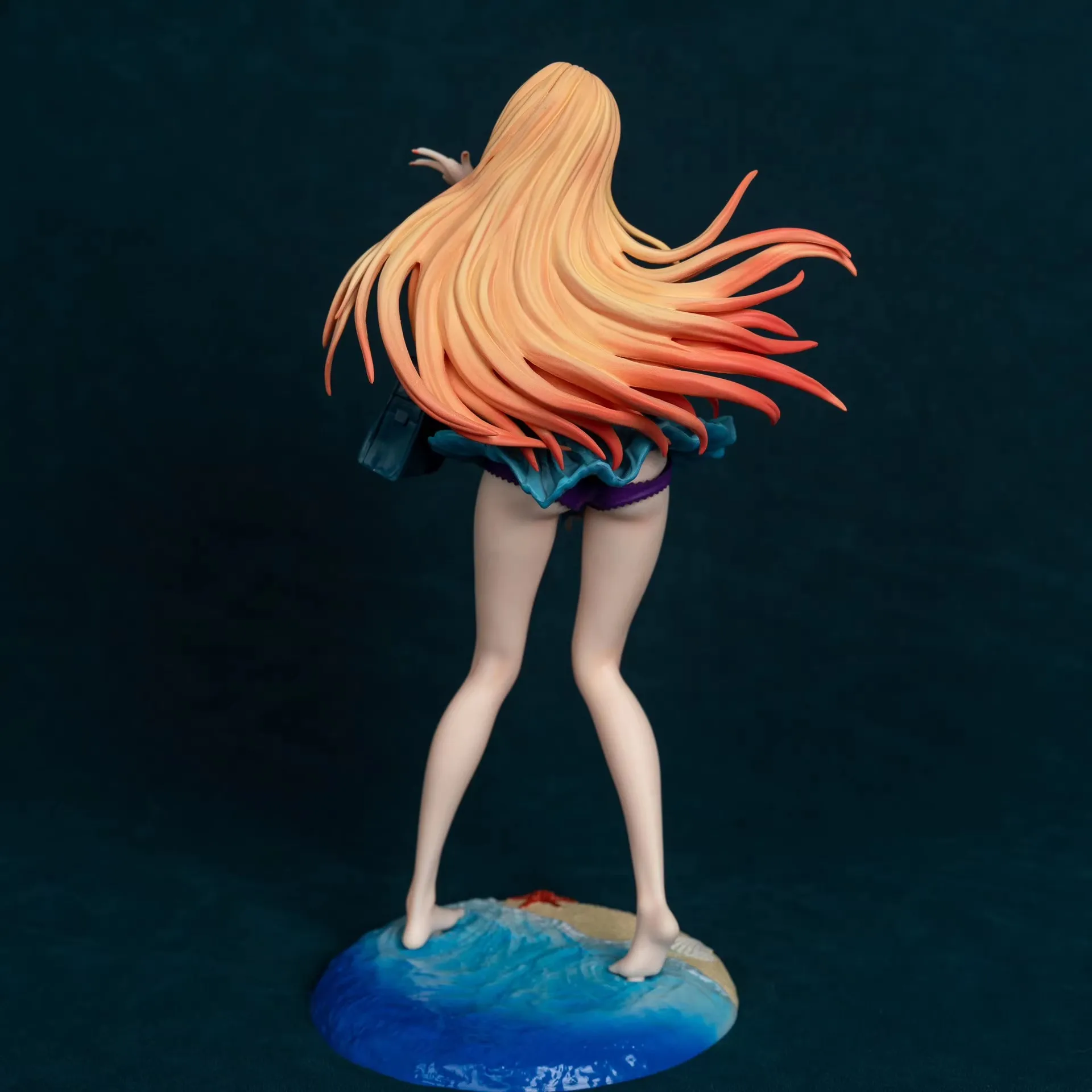 28 سنتيمتر أنيمي فستاني حبيبي كيتاجاوا مارين الشكل الشاطئ الدائمة الموقف نموذج اللعب هدية دمية جمع الديكور البلاستيكية