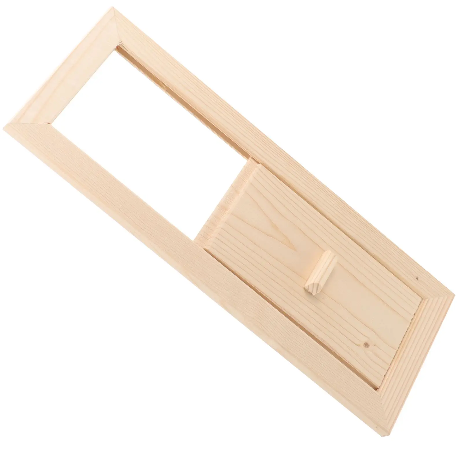 

Wooden Air Vent Room Equipment Durable Ventilation Panels Bathrooms Wooden Panel Vent Grille Sauna Accessories Cedar