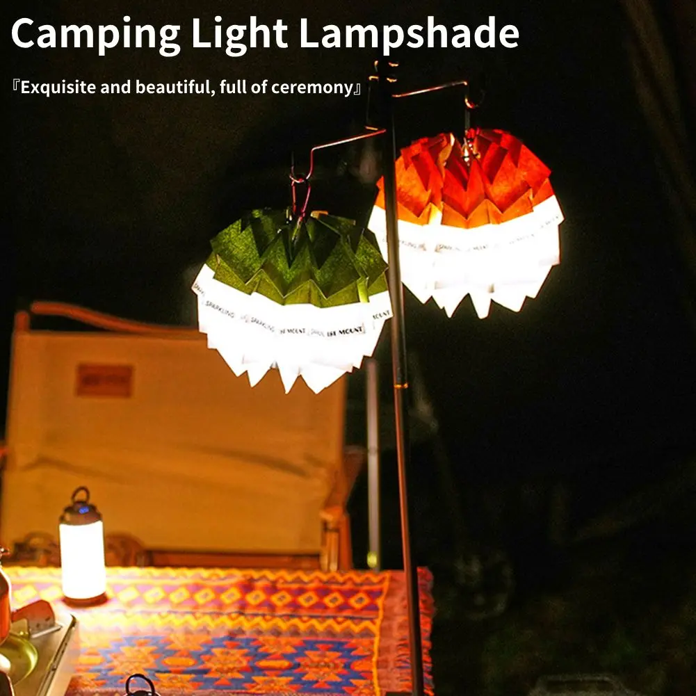 Outdoor Paper Lampshade Card Paper Lampshade for 38light for Goal Zero Camping Light Camping Lamp Decoration for Outdoor Tent