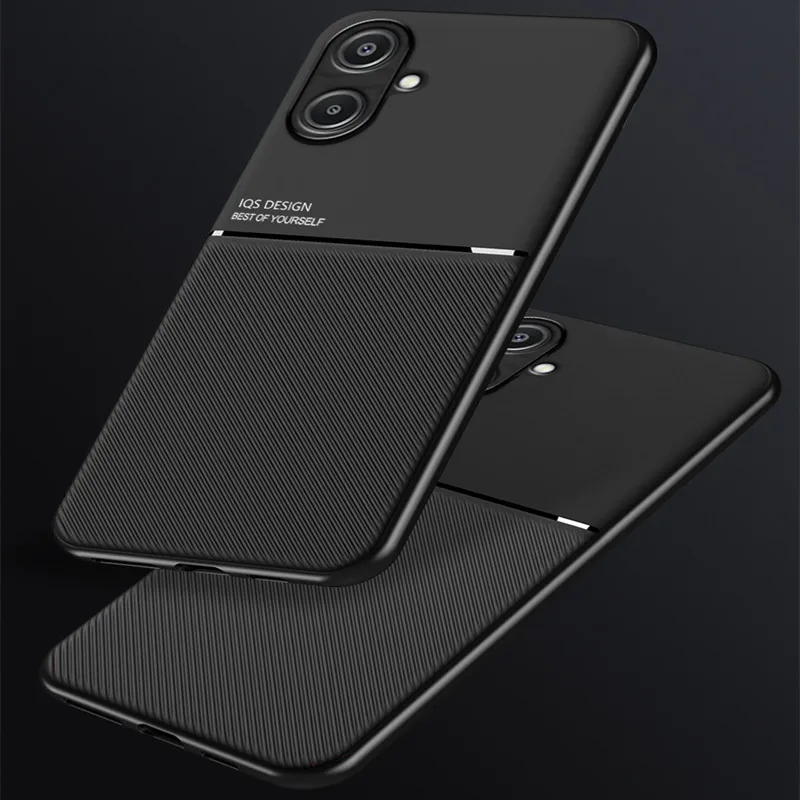 Shockproof Case For Samsung Galaxy A17 A07 A06 4G A26 A24 A23 A25 5G A22 A21 A20 A30 A31 Magnetic Car Holder Leather Silicone view 5