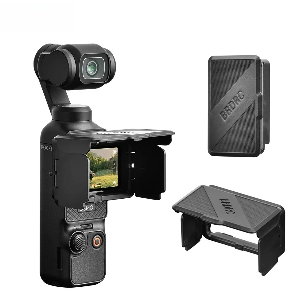 Sunshade for DJI Osmo Pocket 4P/4/3 Light Weight Screen Hood Cover Foldable Anti-Glare Sun Hood Outdoor Shooting Accessor